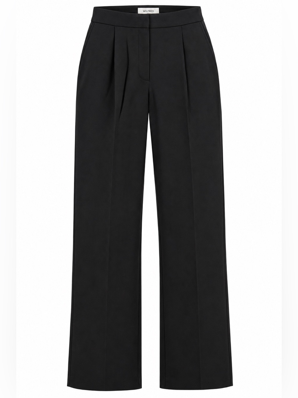 Wilfred Aritzia Black High Rise Trousers Size 4 Minimalist Quiet Luxury Workwear